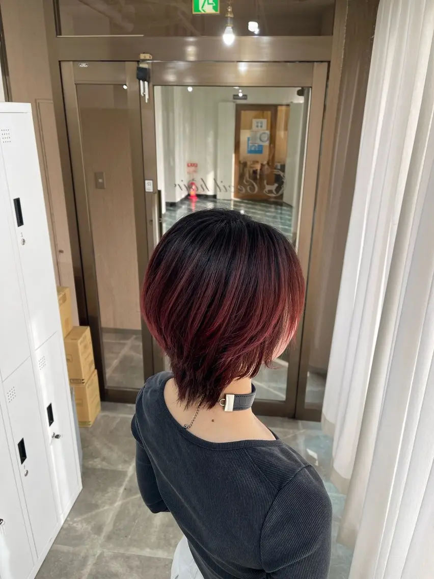 ショート カラー ブリーチ ケアブリーチ デザインカラー ダブルカラー グラデーションカラー カット ヘアカラー トリートメント ダブルカラー/ 髪質改善💎安藤のヘアスタイル