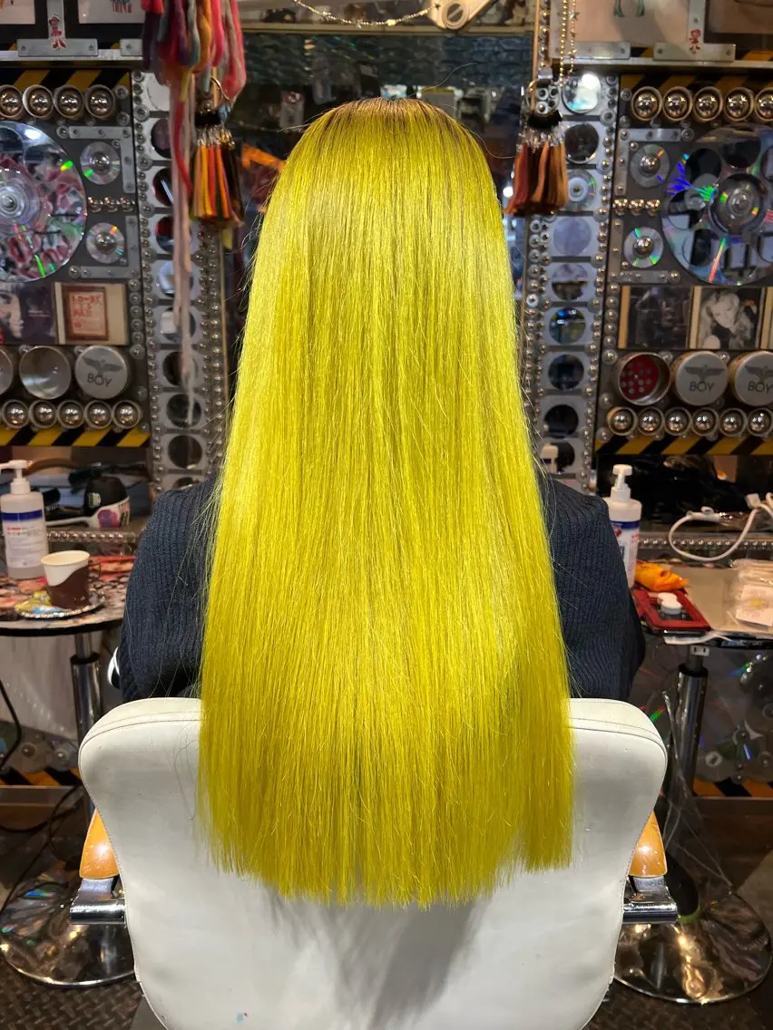 ロング カラー メンズ カット ヘアカラー KOYA ｺﾔのヘアスタイル