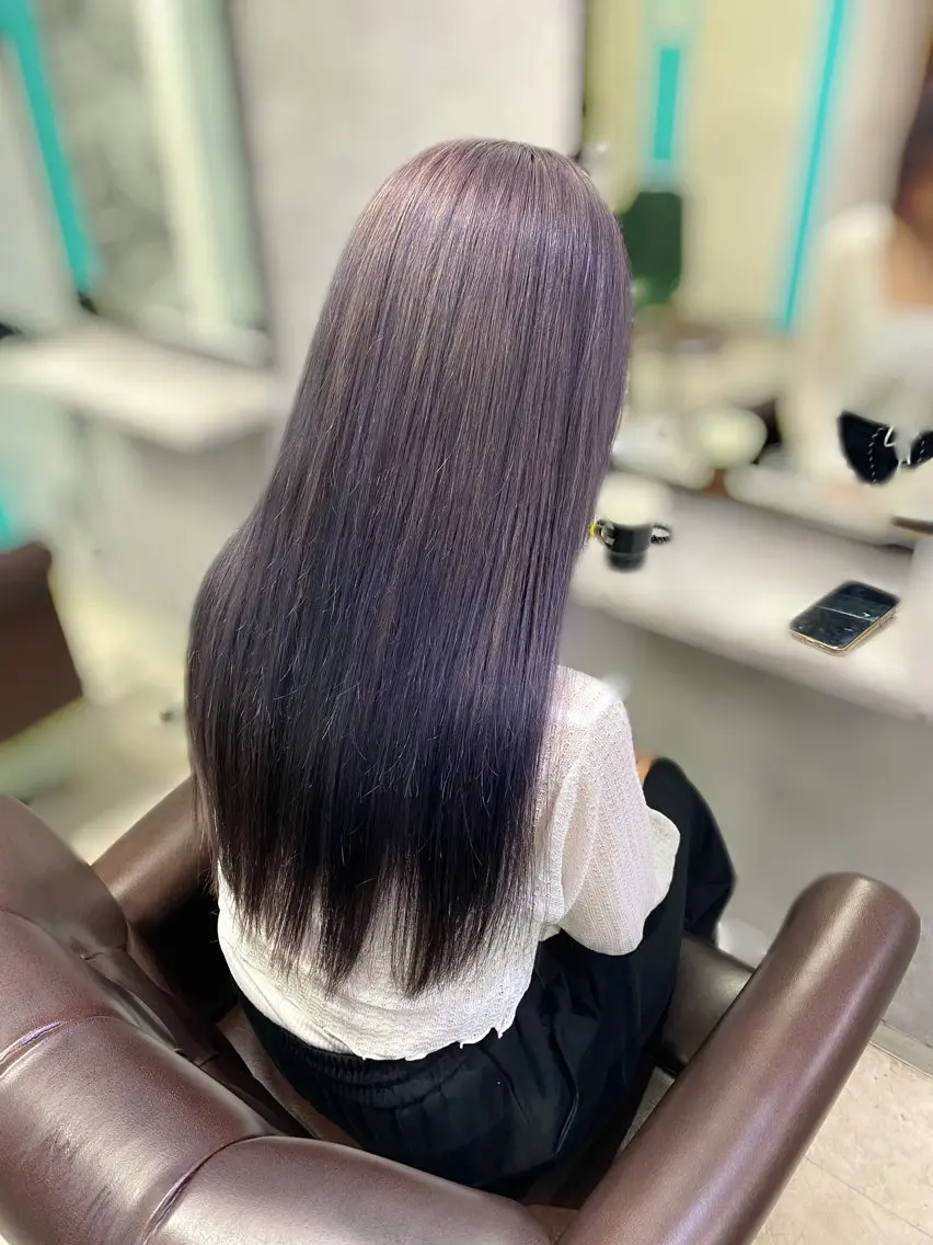 ロング カラー レイヤーカット ショート/宮本洋介のヘアスタイル