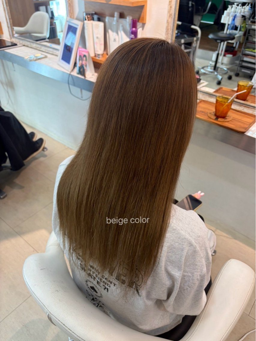 ロング ヘアカラー トリートメント hair bonitaのヘアスタイル