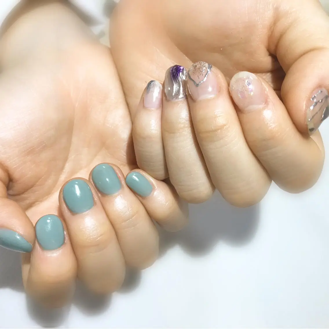 ネイル フットネイル ニュアンスネイル シンプルネイル 春ネイル 夏ネイル nail fufla ♡yamane♡のネイルデザイン