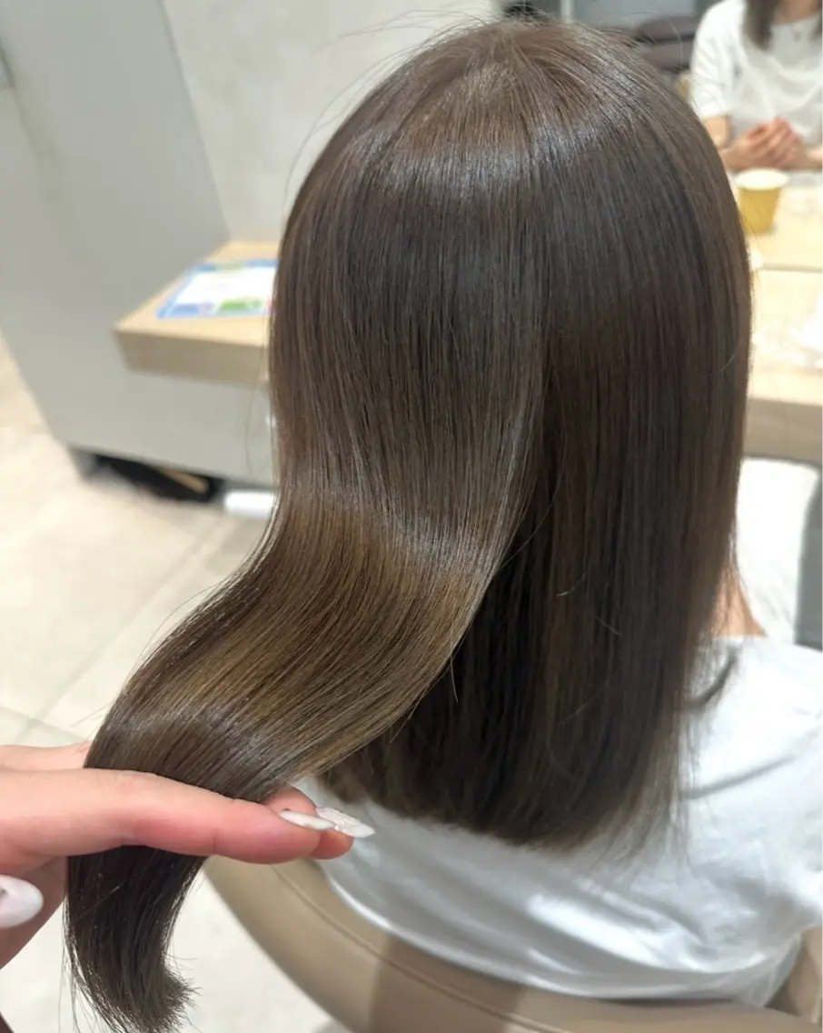 セミロング ヘアカラー 大宮LINKTH/ nanaのヘアスタイル