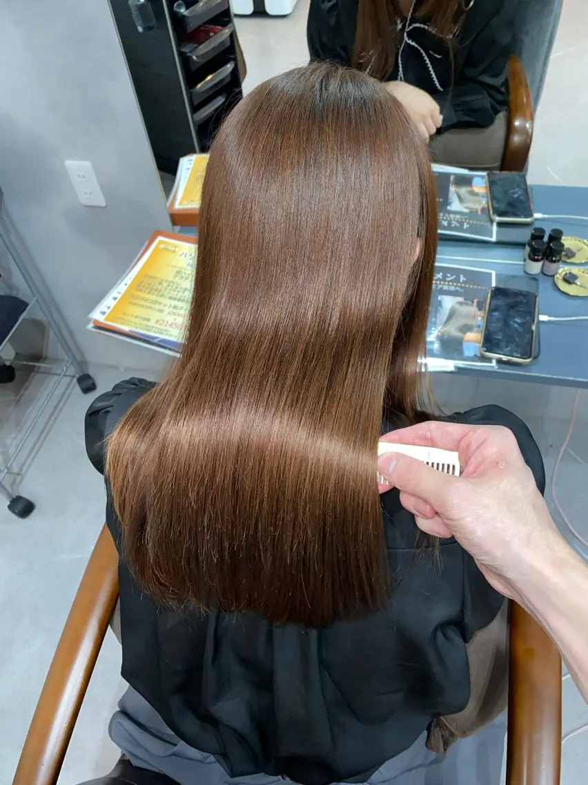 ロング 髪質改善 宇佐美 柊のヘアスタイル