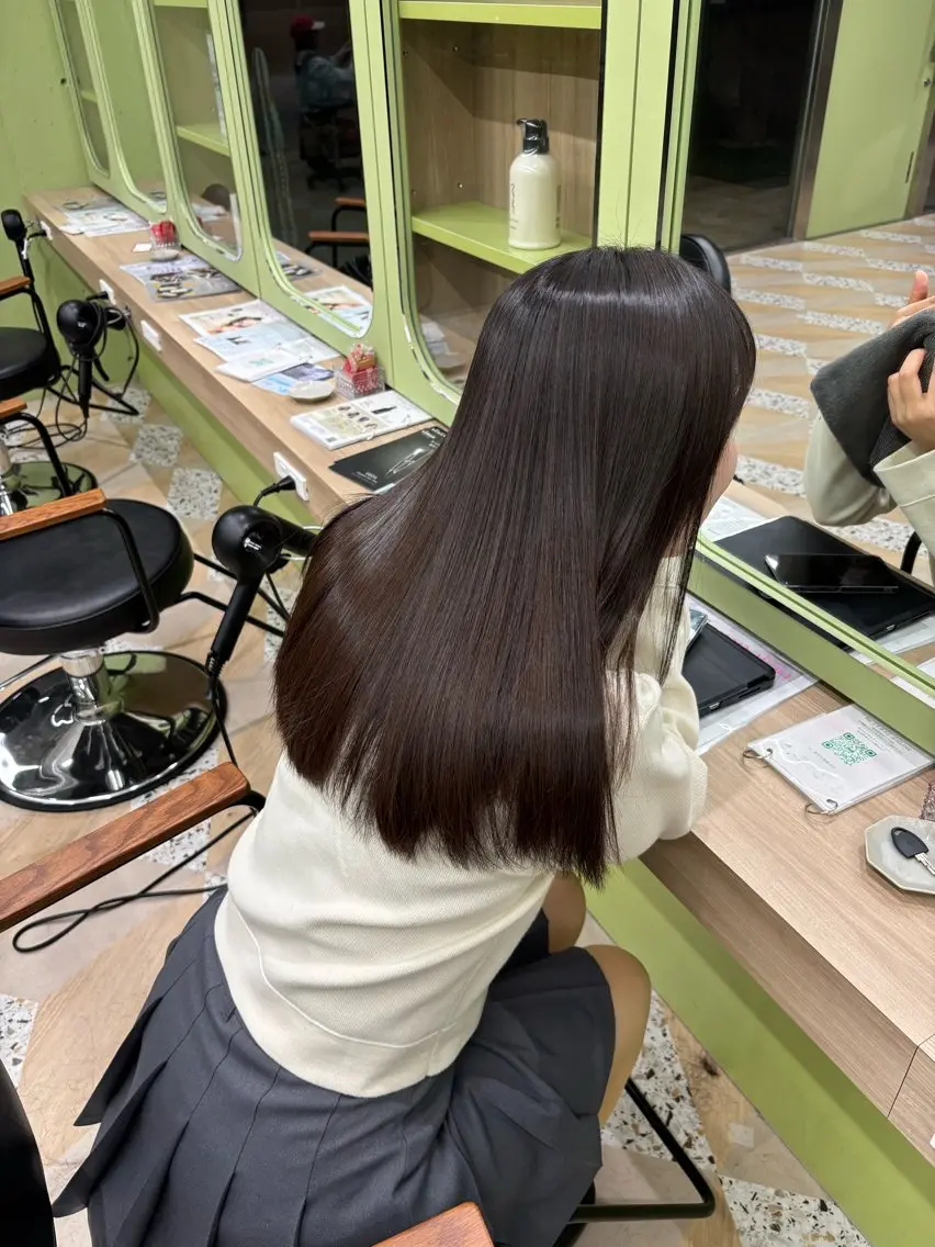 ロング 髪質改善 縮毛矯正 トリートメント 縮毛矯正 トリートメント 朝が楽になる髪質改善 /美髪矯正/KOHのヘアスタイル