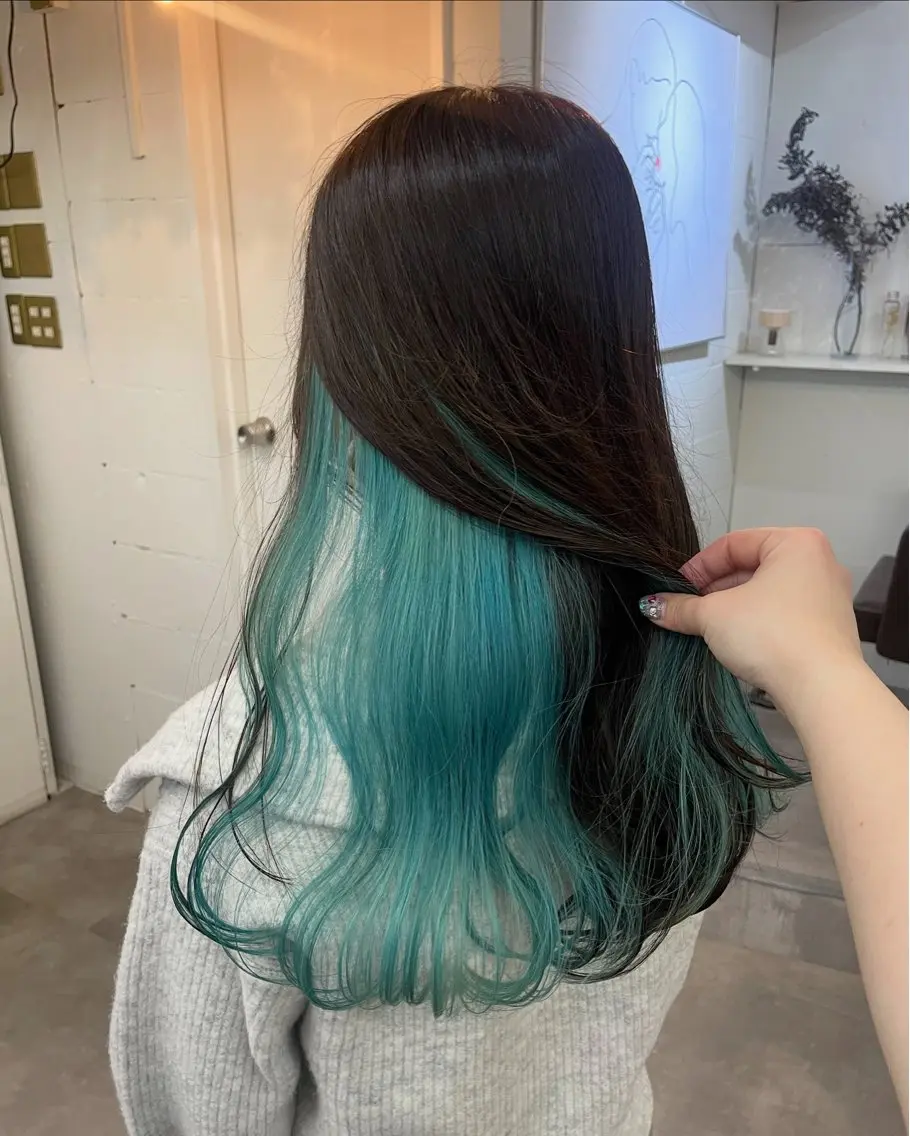 ロング カラー ヘアカラー トリートメント 原宿/ダブルカラー/ ブリーチ🎀れいなのヘアスタイル