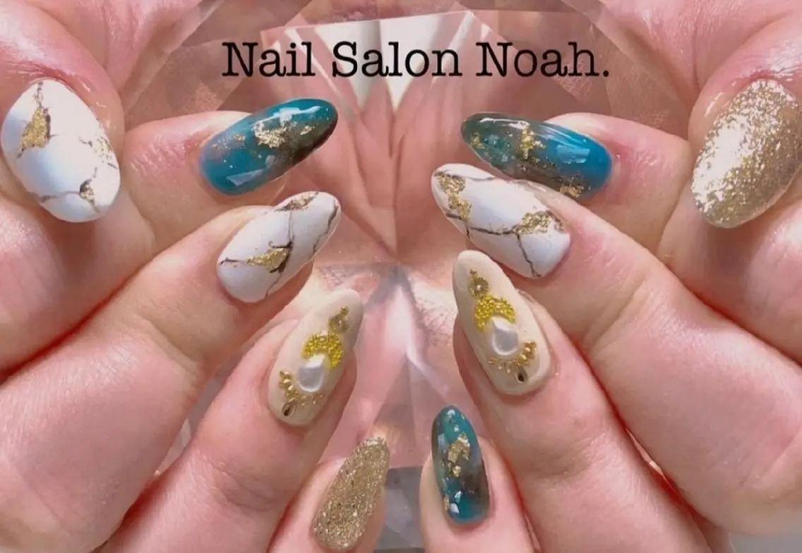 ネイル 持ち込み ハンドネイル Nail Salon Noah.のネイルデザイン