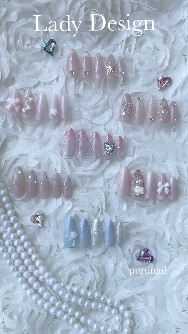 🎀レディー🎀定額コース【パーツ・ベースカラー色変え無料✨】【ジェルオフ無料✨】【ジェルオフあり】の写真