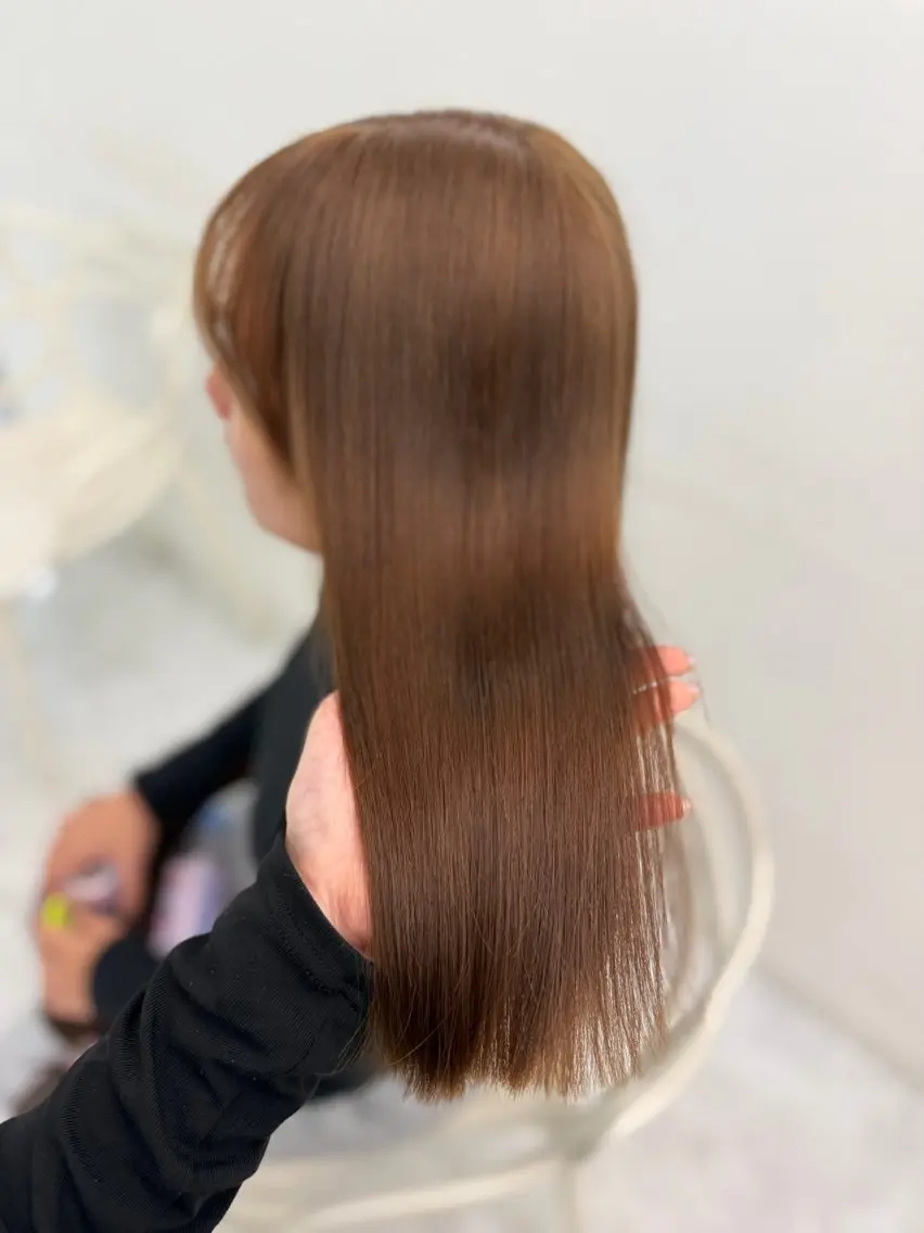 ロング カラー ヘアアレンジ ヘアカラー トリートメント ヘアセット 透明感カラー🎀艶髪 Anju/渋谷🎀のヘアスタイル