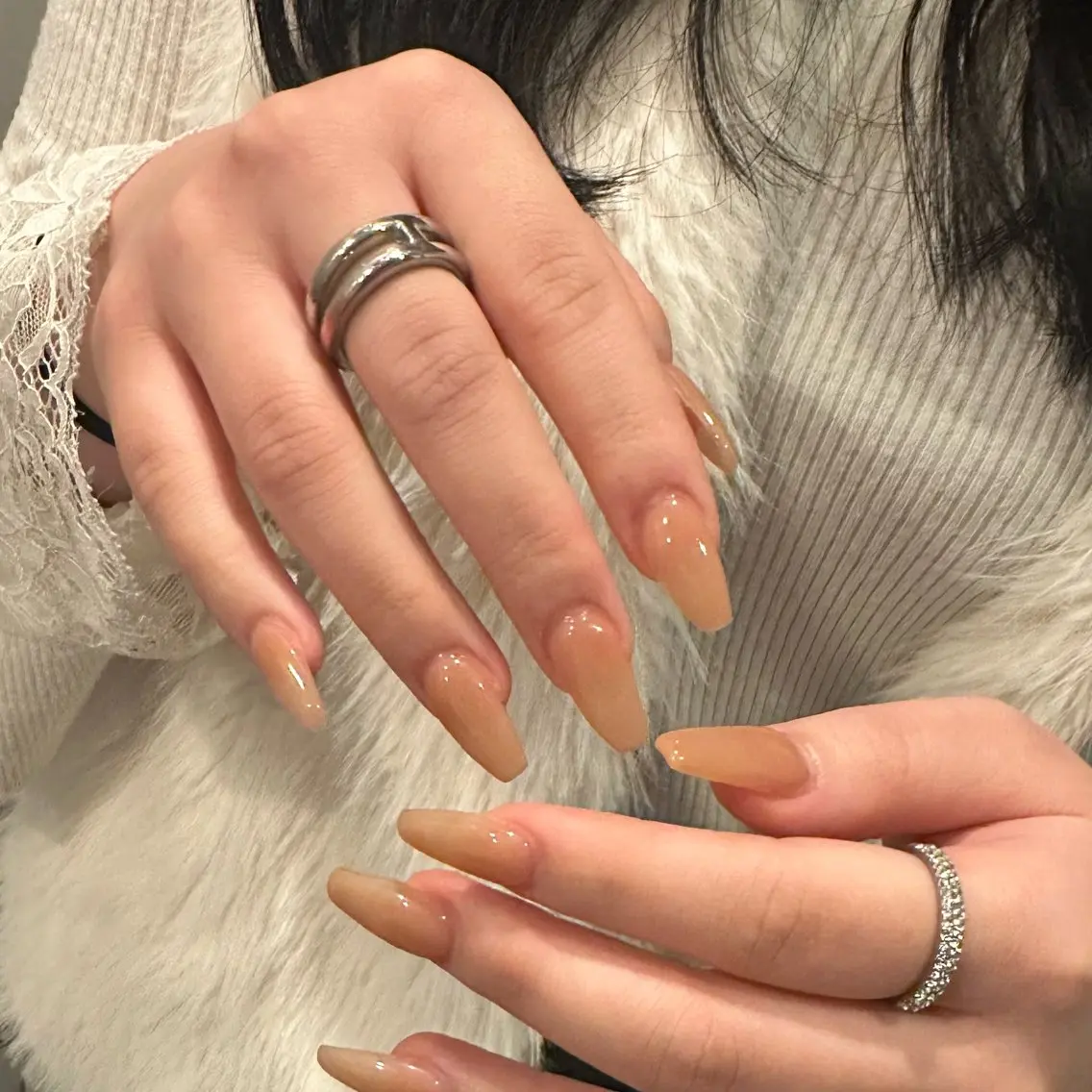 ネイル ワンカラーネイル WOLTOKYO渋谷 yunaのネイルデザイン