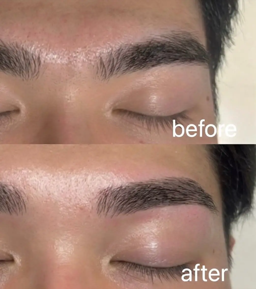 メンズ アイブロウ ワックス脱毛 眉カット その他(アイブロウ) 🔥メンズカット🔥 パーマ⚡️松永のヘアスタイル