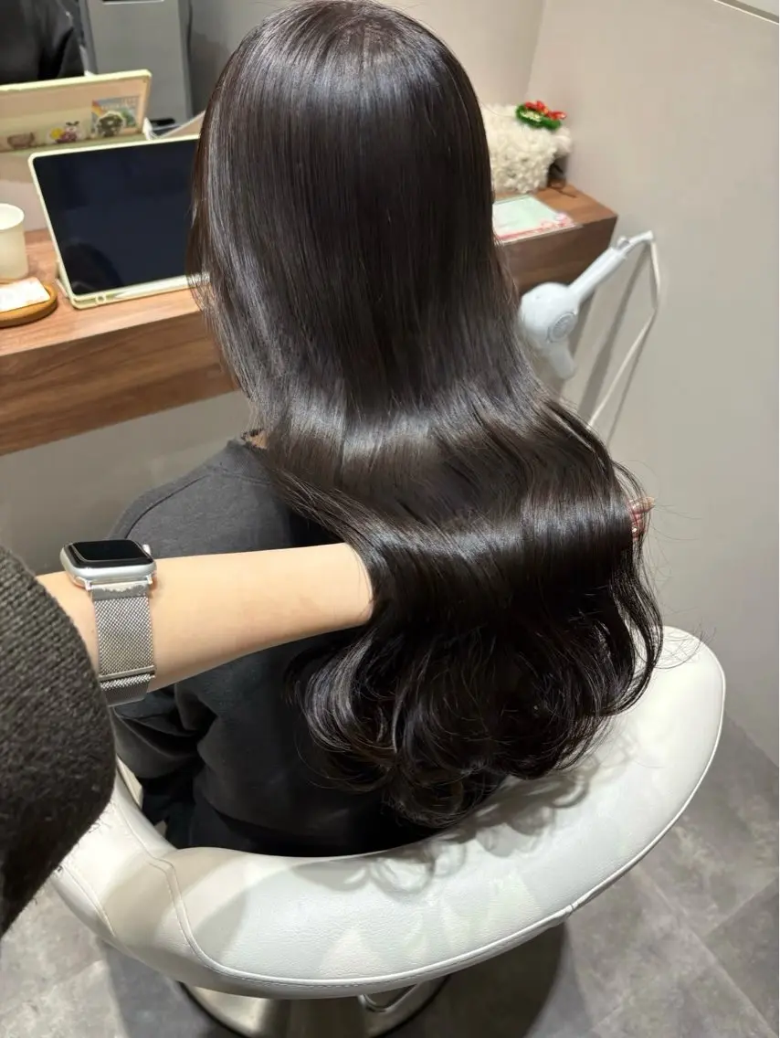 ロング ヘアカラー トリートメント ユウカ │ 艶髪 color🍀︎のヘアスタイル