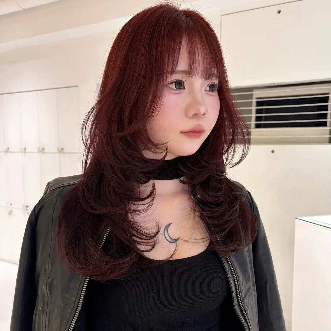 ロング ヘアカラー haruko🎀⌇ レイヤーカットのヘアスタイル