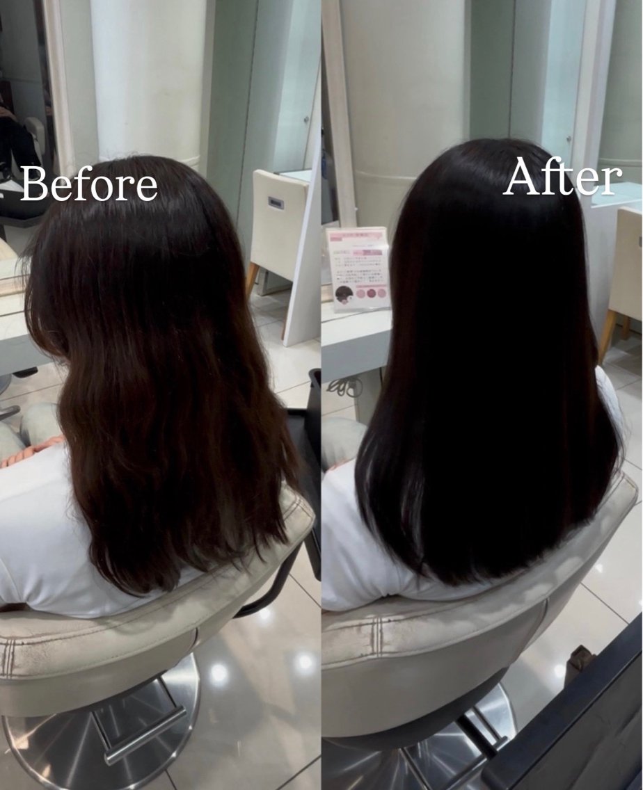 ミディアム カット ヘアカラー 縮毛矯正 トリートメント 池袋 縮毛/艶カラー /レイヤー🌙ゆきのヘアスタイル