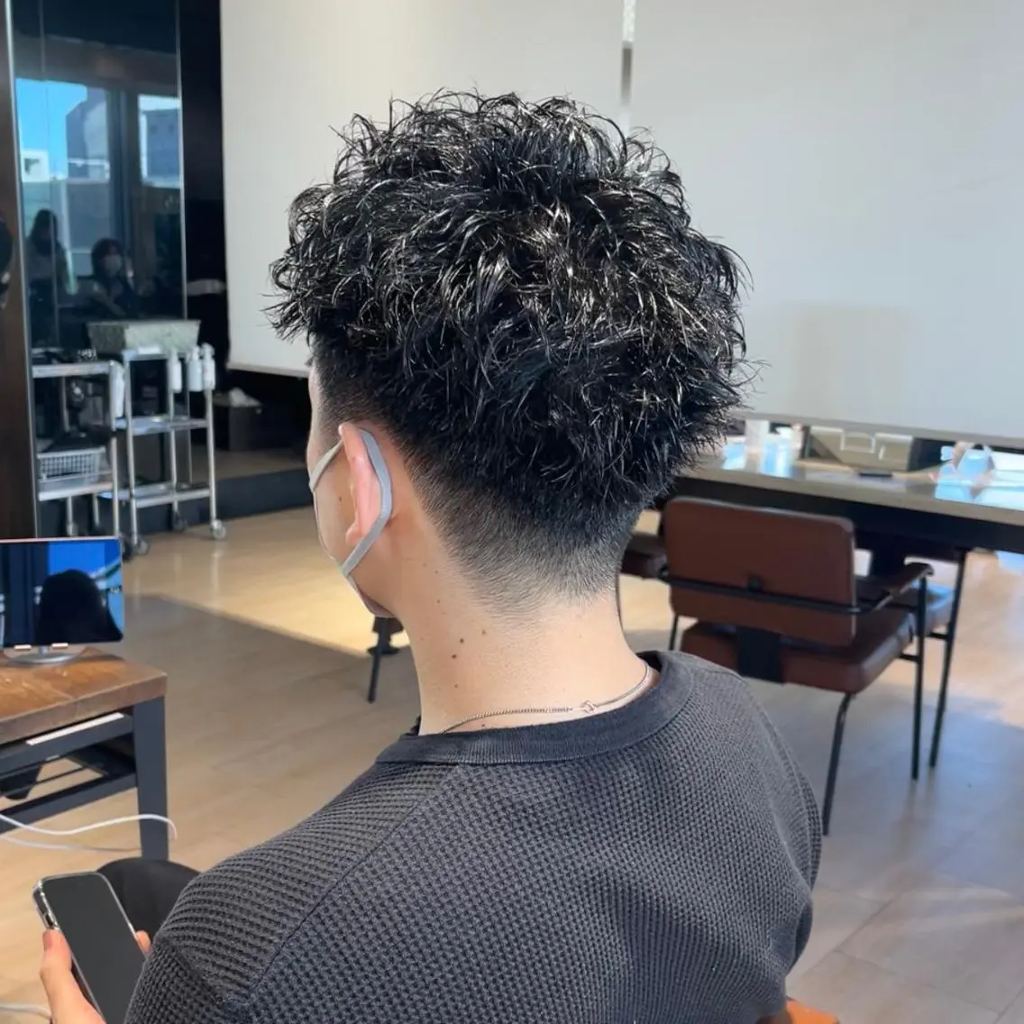メンズカット✂️+コールドパーマ🌀の写真