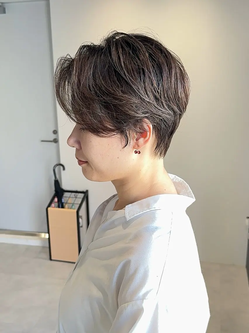 ショート ショートヘア 小顔カット SNSモニター募集！ くせ毛特化/大村のヘアスタイル