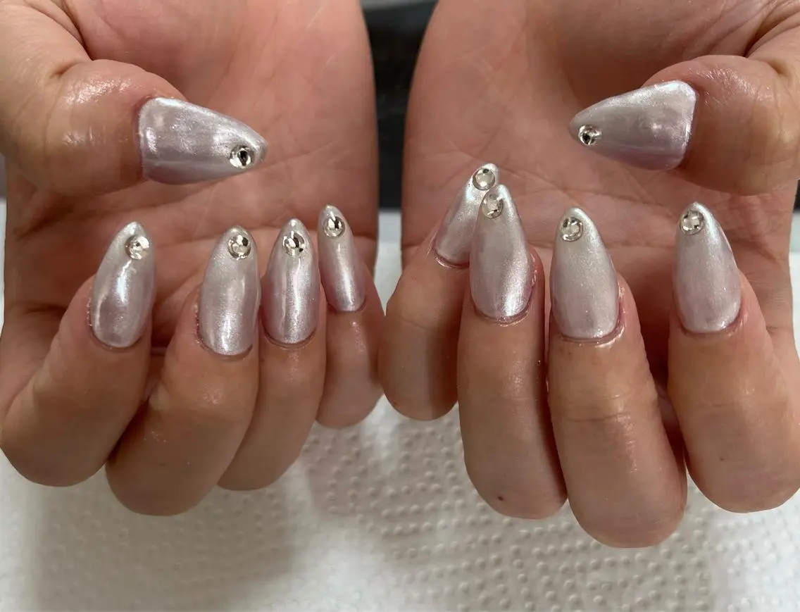 ネイル 長さ出し nail M&Tのネイルデザイン