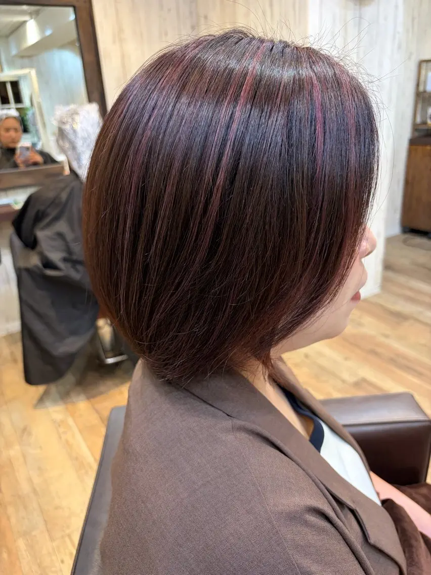 カラー 髙島 理美のヘアスタイル