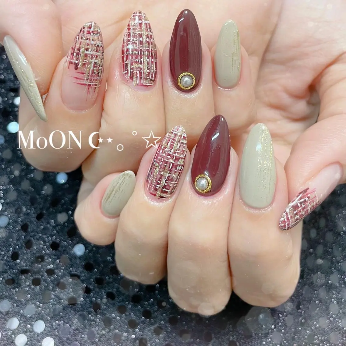 ネイル ハンドネイル ハンドケア MoON...❤︎ MeGuのネイルデザイン