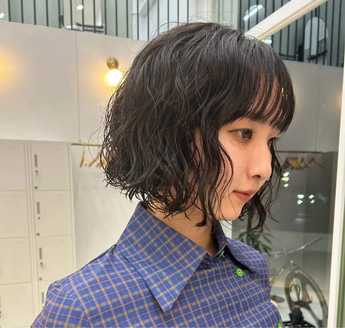 【オーディションモデル】レディース　カット＋ショートパーマの写真
