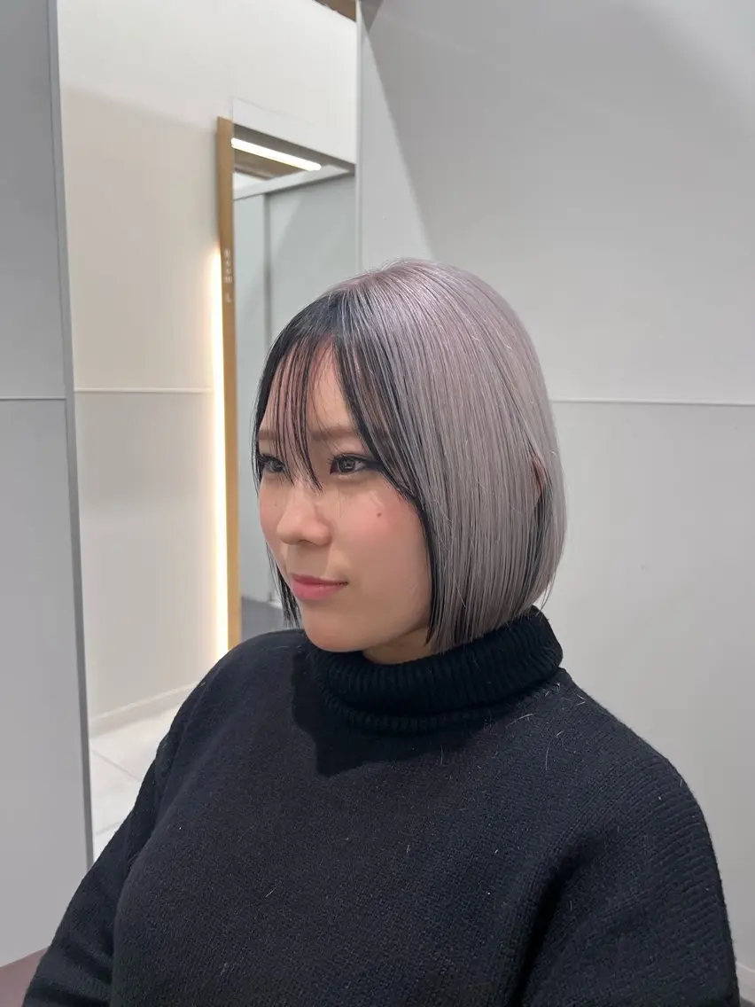 カット+全頭ブリーチ(オンカラー込み)+TOKIO4ステップトリートメントの写真