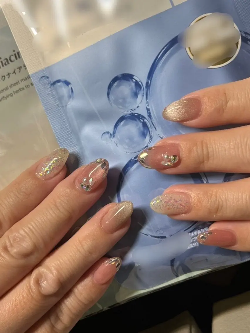 ネイル 持ち込み ハンドネイル Chaleur fleurのネイルデザイン