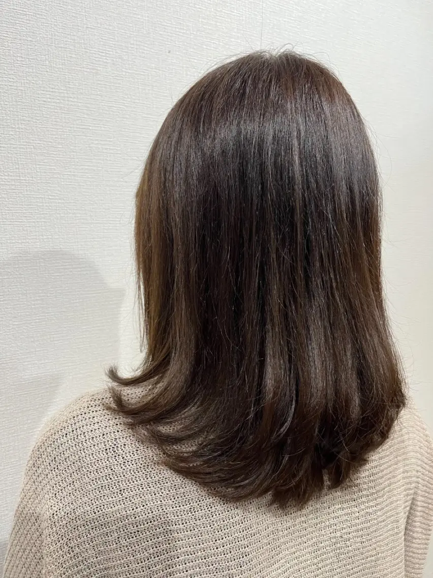 【肩下カットモデル募集🌸】大人っぽい韓国風ミディアムカット🥨/レイヤー/くびれヘア🌷の写真