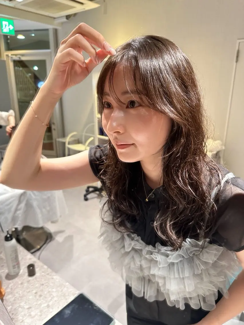 パーマ misuzu/名古屋 /酸性ストレート🎀のヘアスタイル