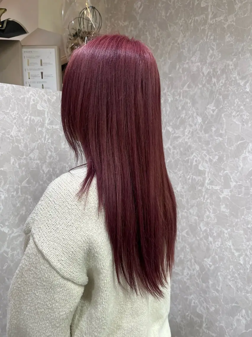 ロング カラー 池田 真衣のヘアスタイル