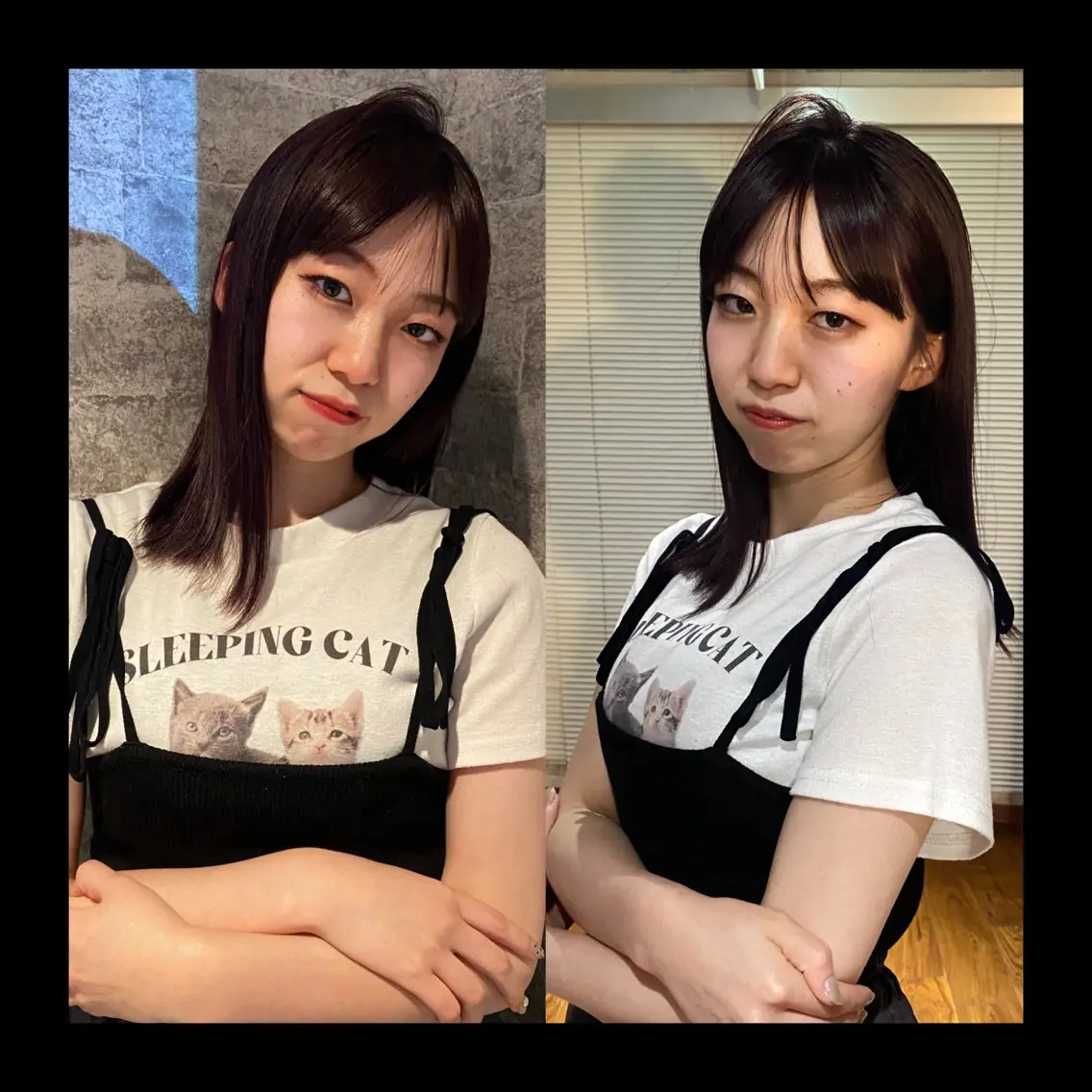 ミディアム カラー 似合わせカット カット ヘアカラー トリートメント mai / linoah˚✧のヘアスタイル