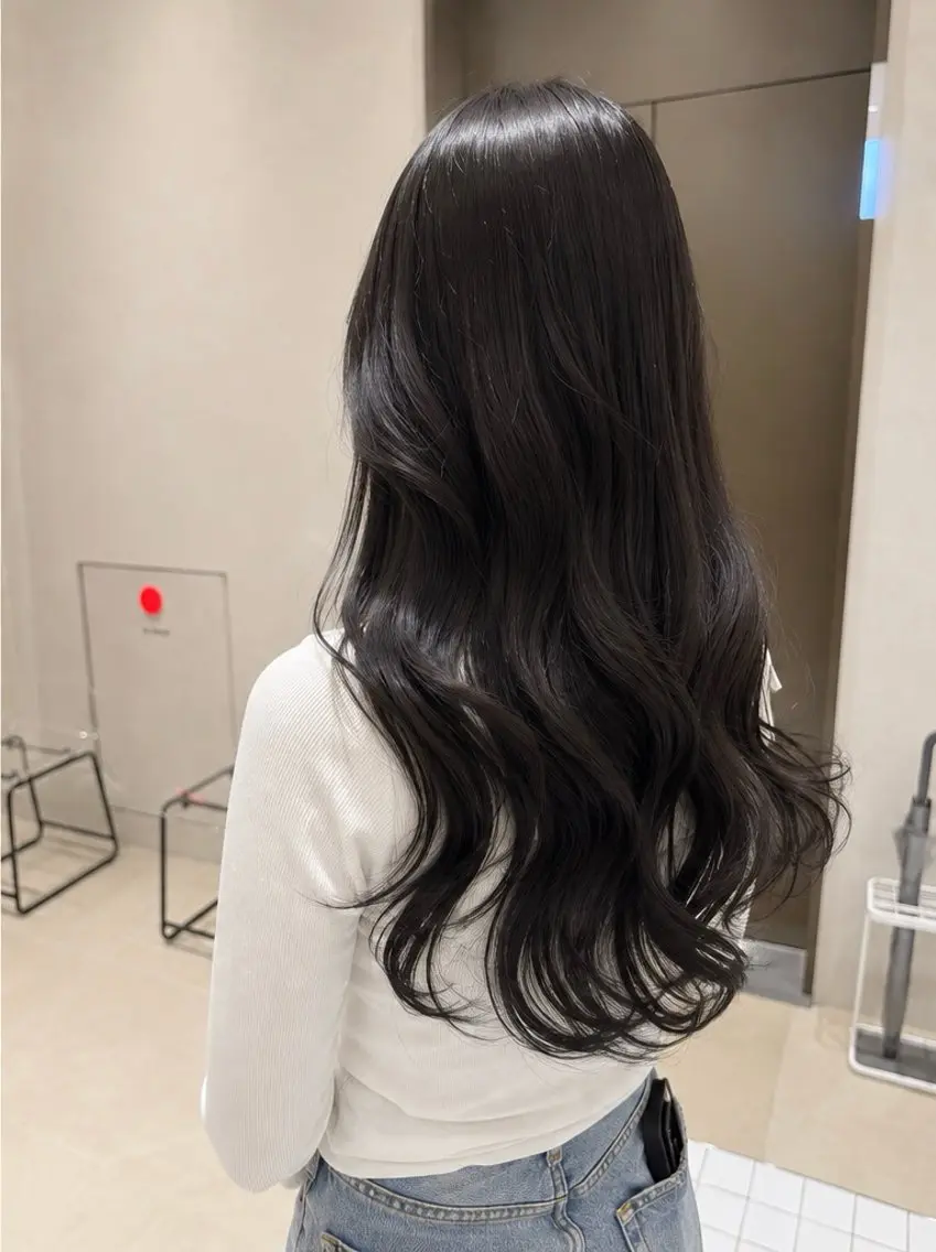 ロング カラー カット ヘアカラー トリートメント メンズ/パーマ SAYUMI《銀座》のヘアスタイル