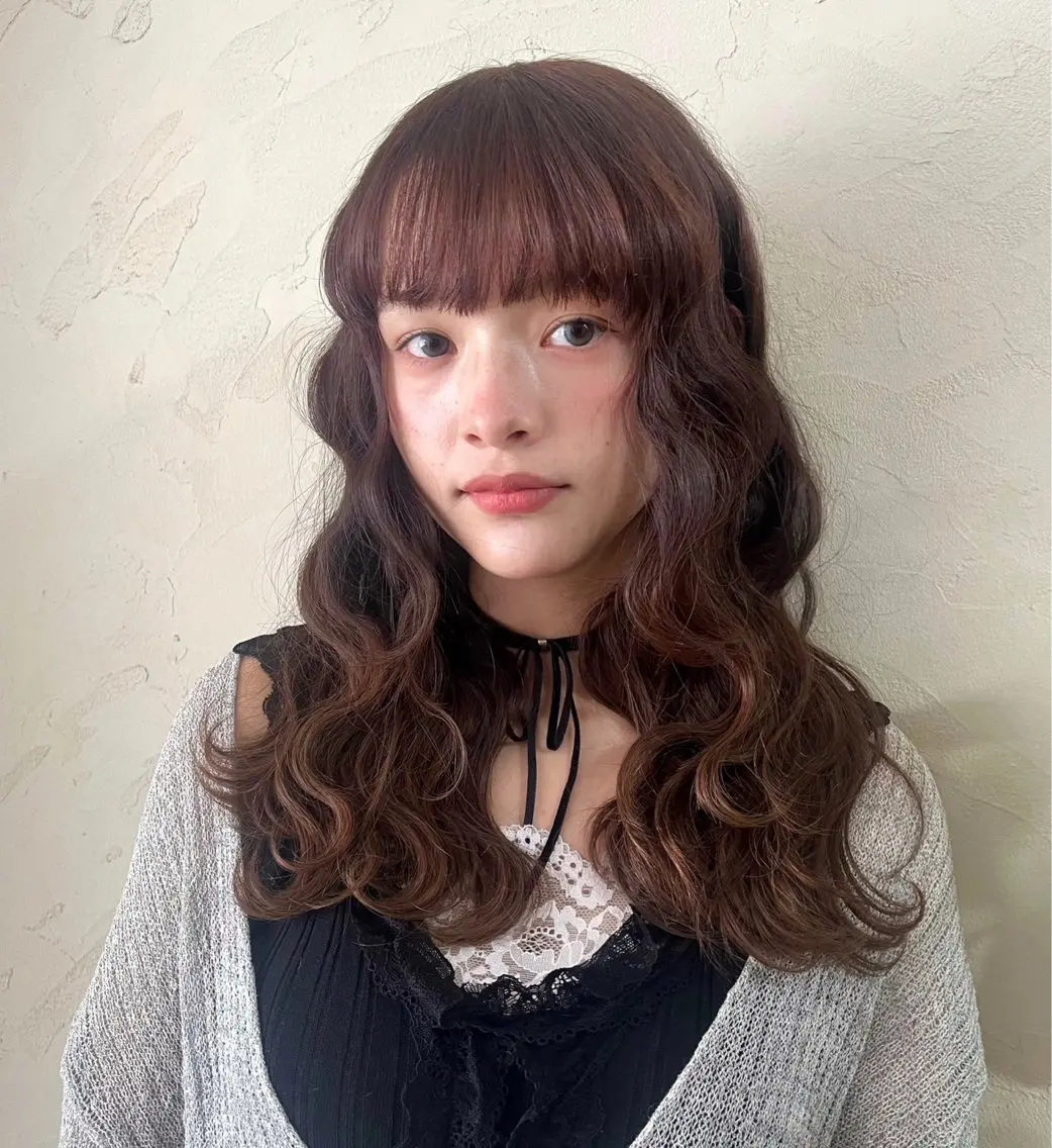 カラー ブラウンカラー ヘアカラー トリートメント ヒビキ/モテ×愛され /ブリーチ特化のヘアスタイル