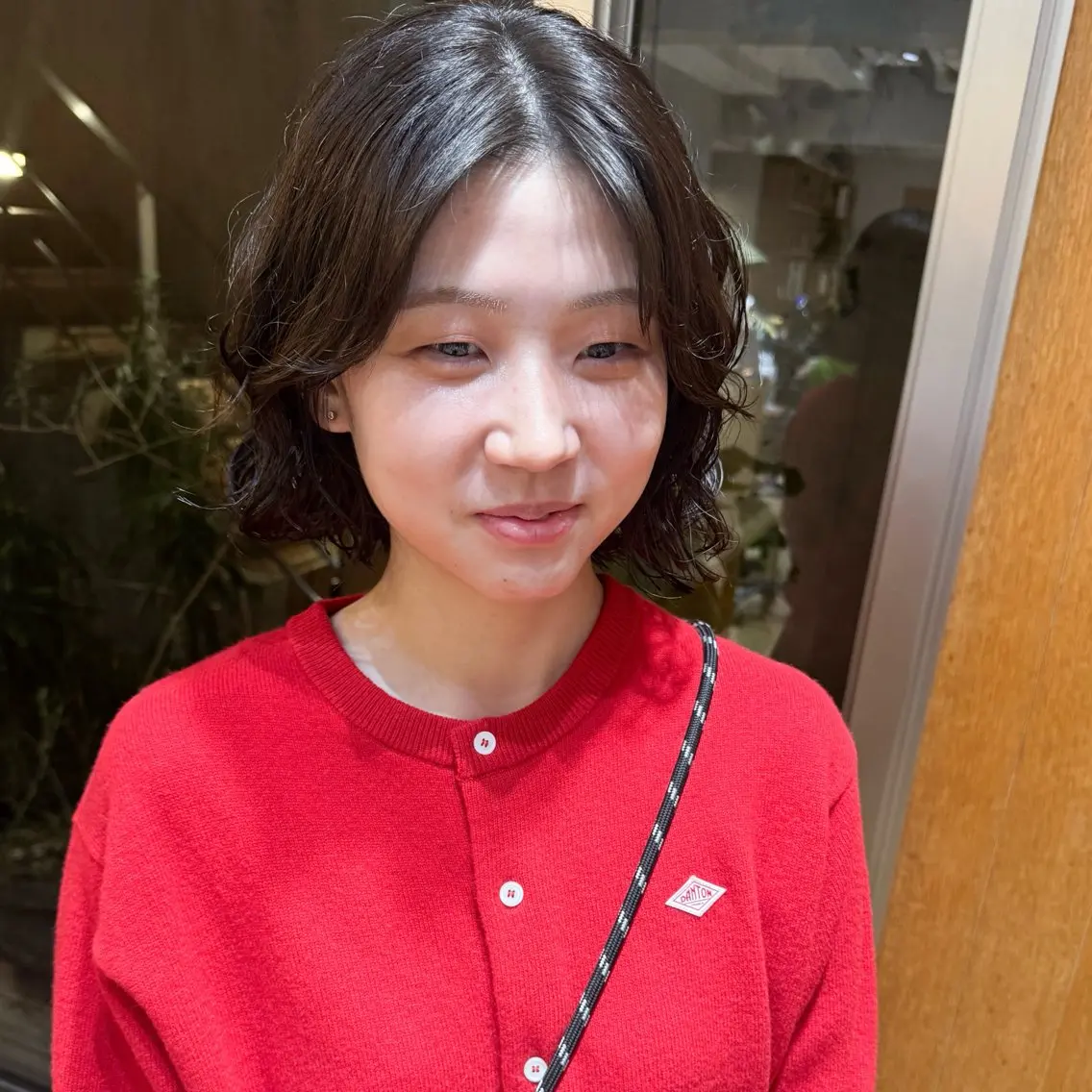 ミディアム パーマ カット パーマ 大橋 芽衣のヘアスタイル