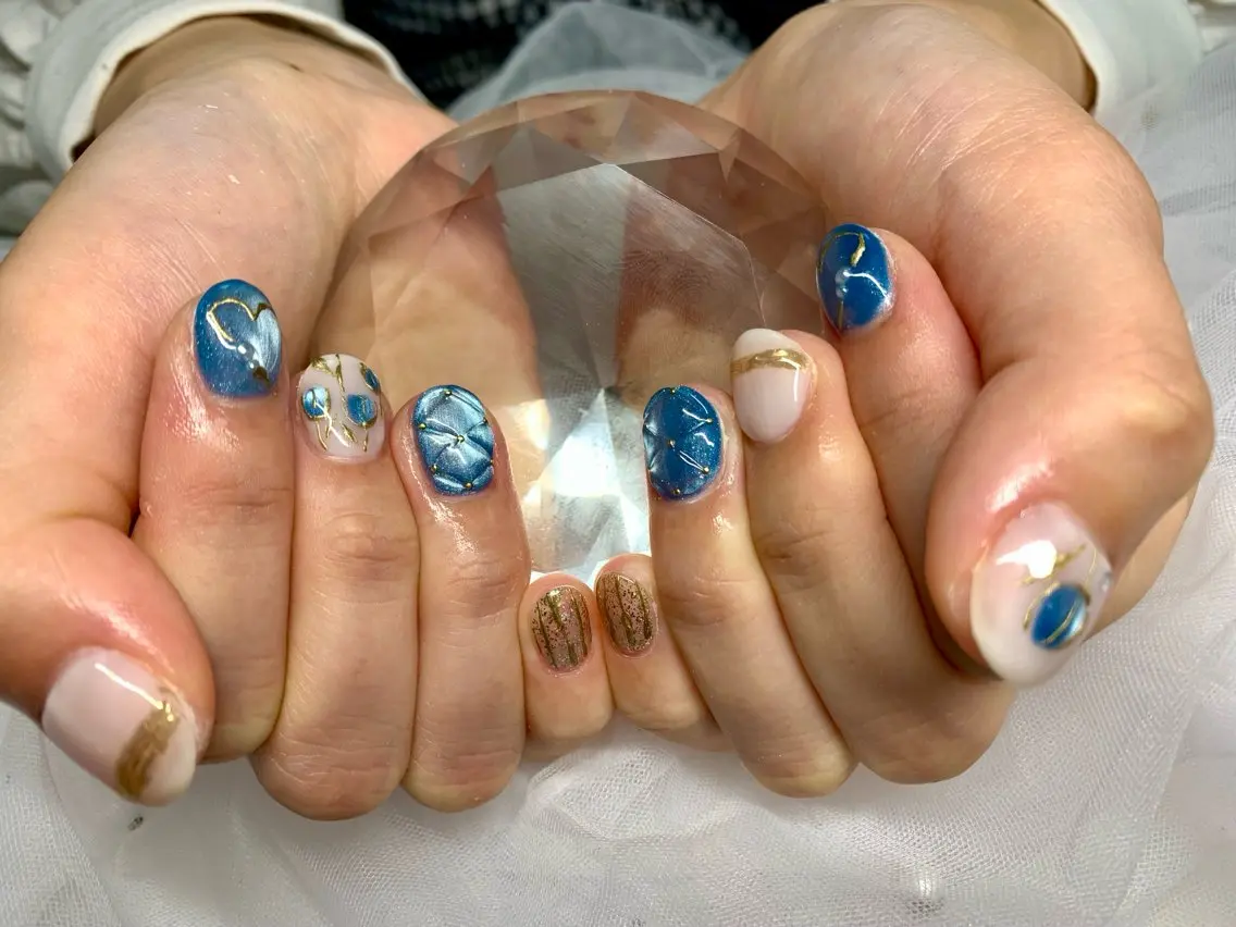 ネイル ハンドネイル 新宿マグネット Mii Nailのネイルデザイン