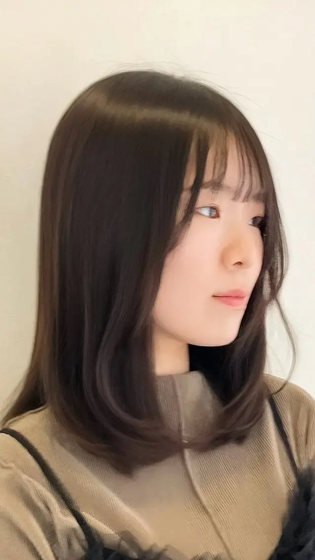 【平日限定✨】カット+カラー+【髪質改善効果で質感🆙】3stトリートメントの写真