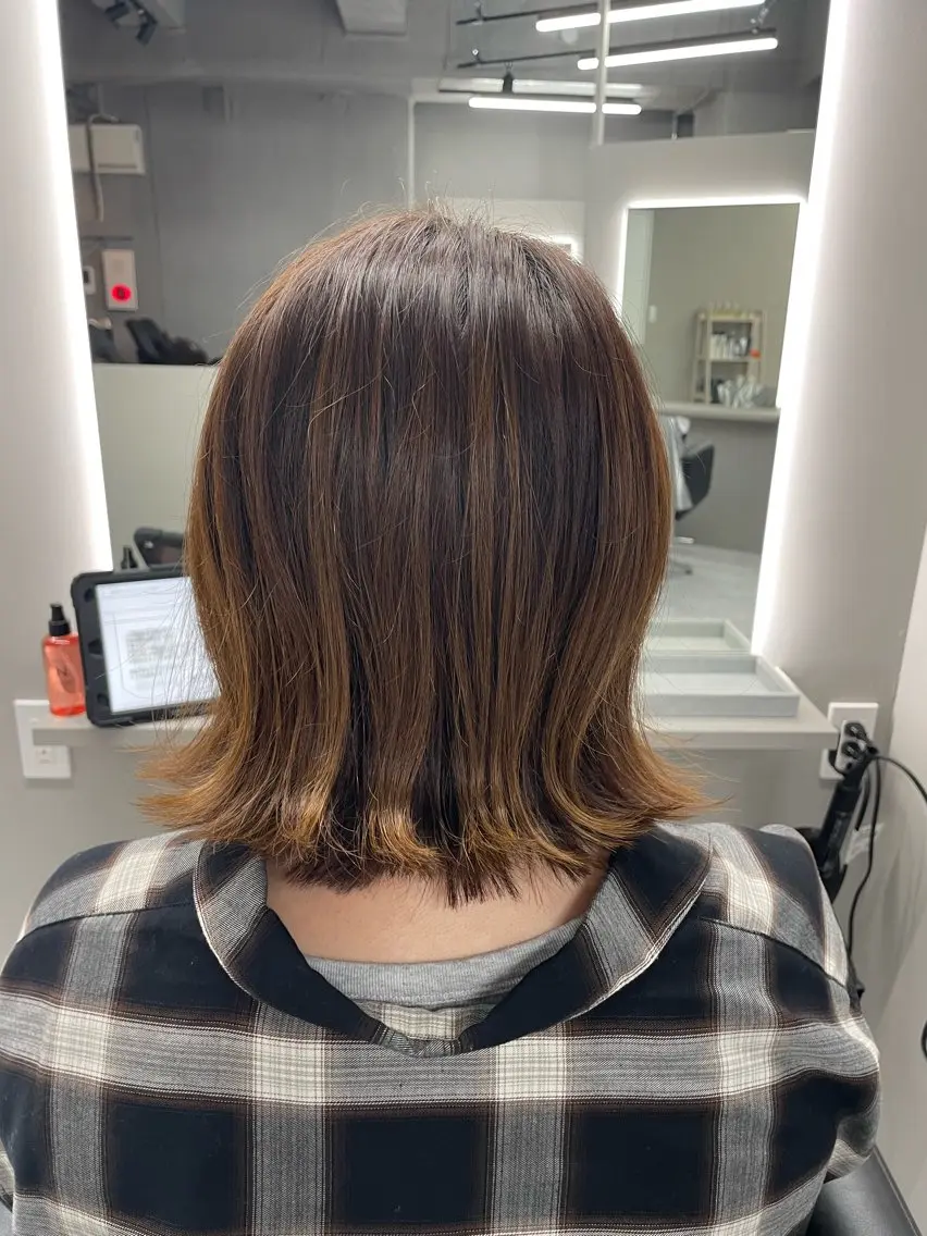 ショート カラー くびれヘア 外ハネヘア ✨中野✨髪質改善✨ 野口虎剛のヘアスタイル