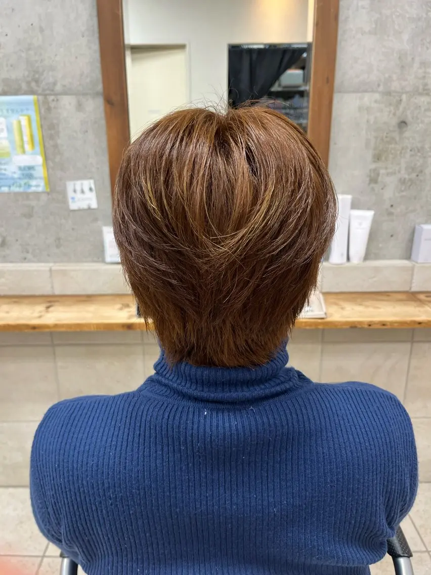 ショート カラー メンズ ショートヘア カット ヘアカラー たなか なおのヘアスタイル