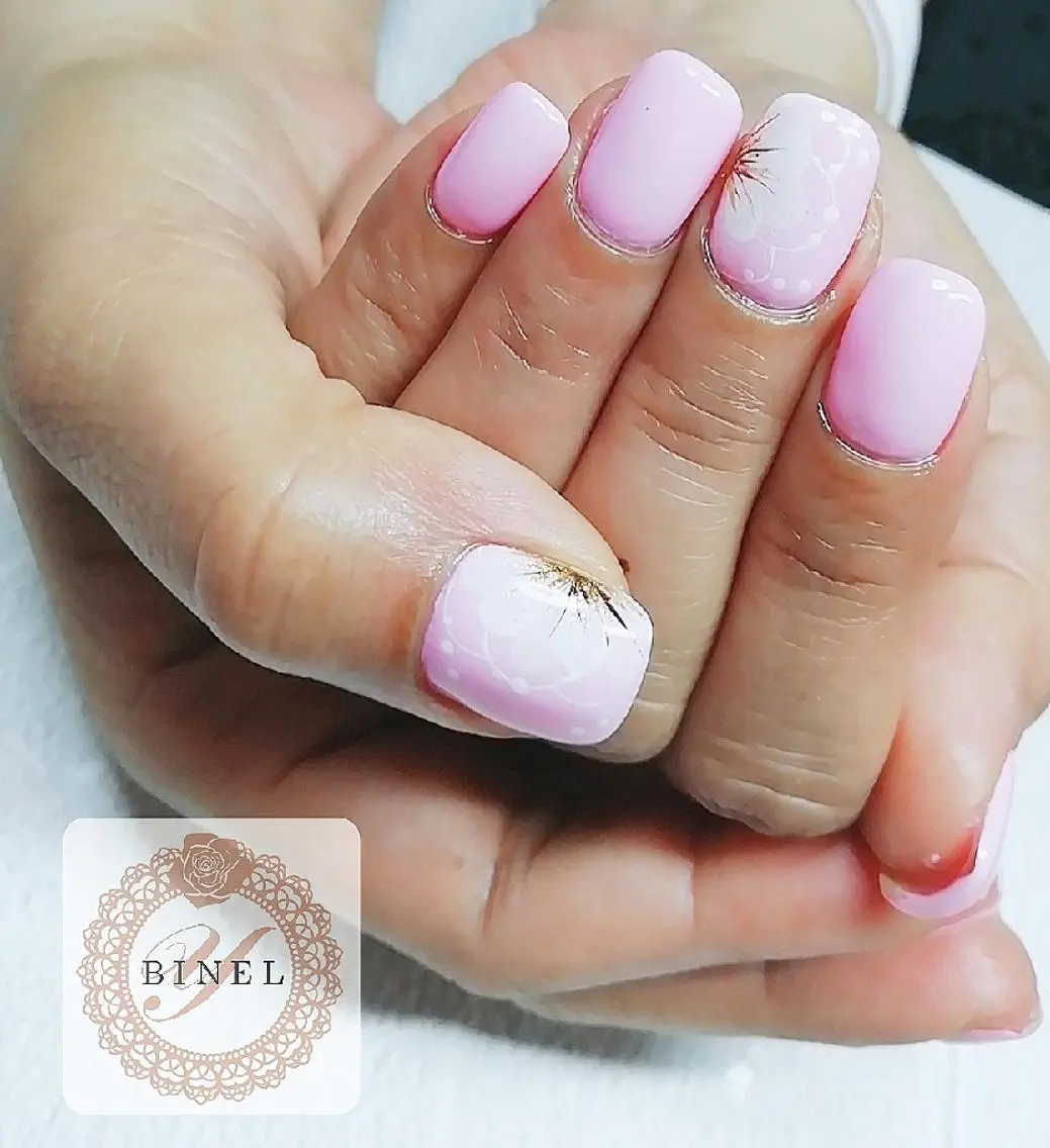 ネイル 春ネイル ハンドネイル Nail Salon Y.BINELのネイルデザイン