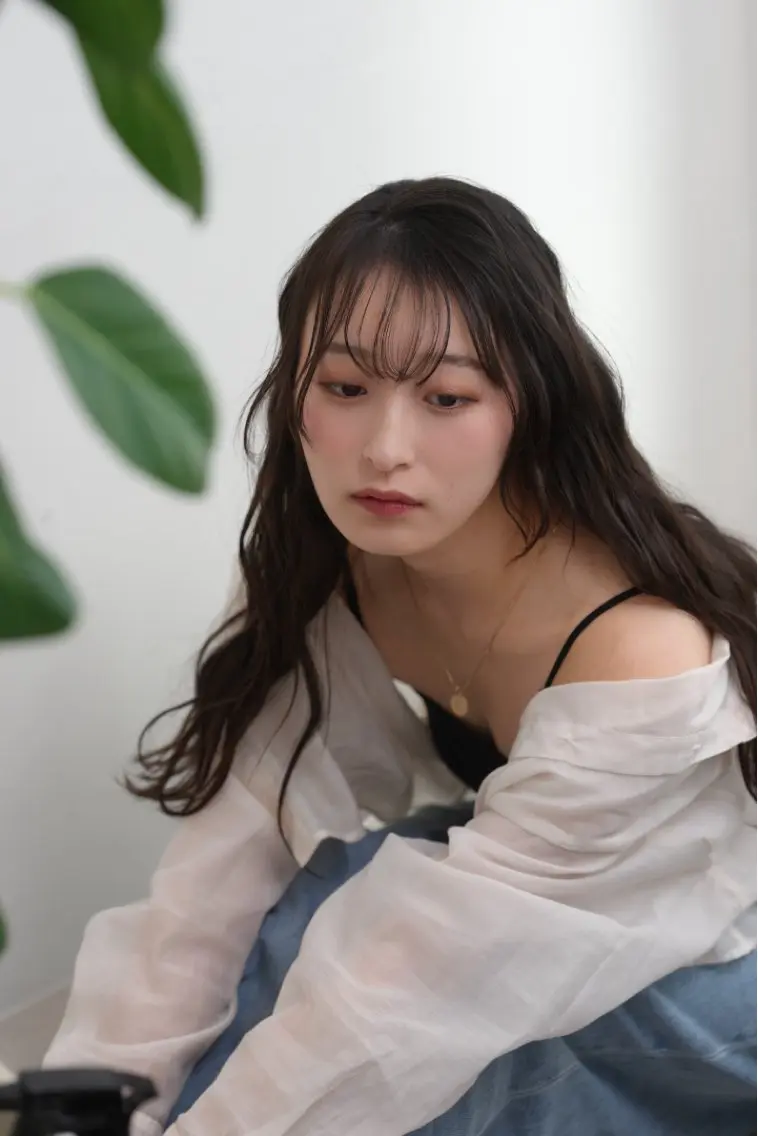 ロング カット パーマ 🩵岡村 菜々子🩵のヘアスタイル