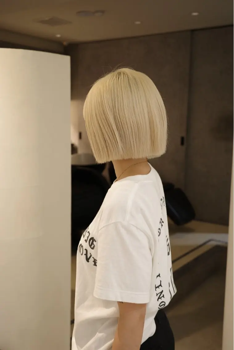 ショート カラー ブリーチ 宇都宮美容室:/ NAMIEのヘアスタイル