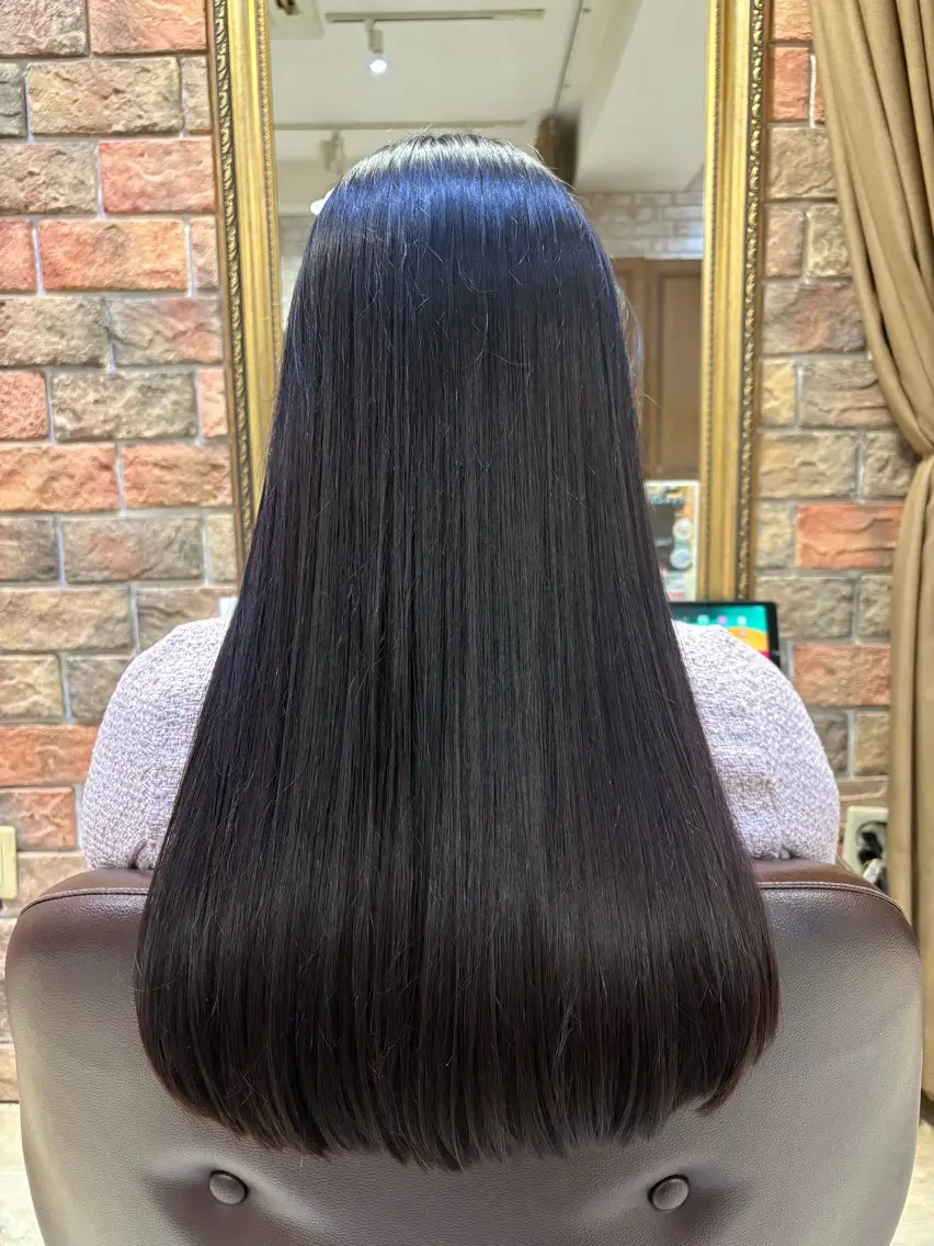 ロング 田中 元規のヘアスタイル