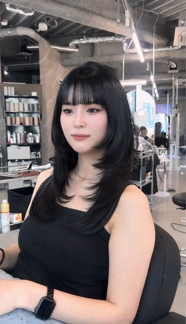 ロング カット 髪質改善🫧 カラー特化/Hinaのヘアスタイル