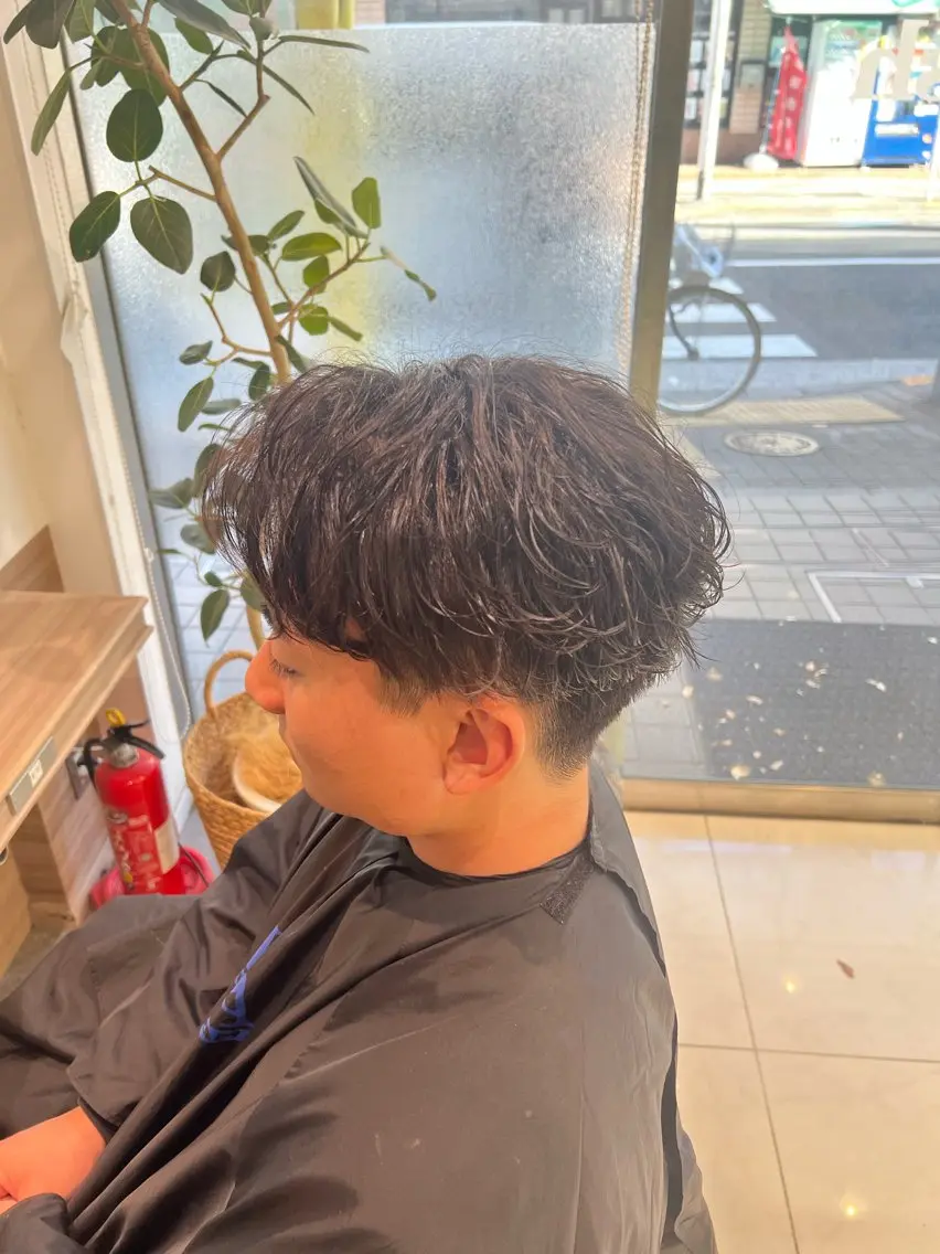 パーマ メンズ メンズパーマ カット パーマ SENA 再現性 パーマと縮毛矯正のヘアスタイル