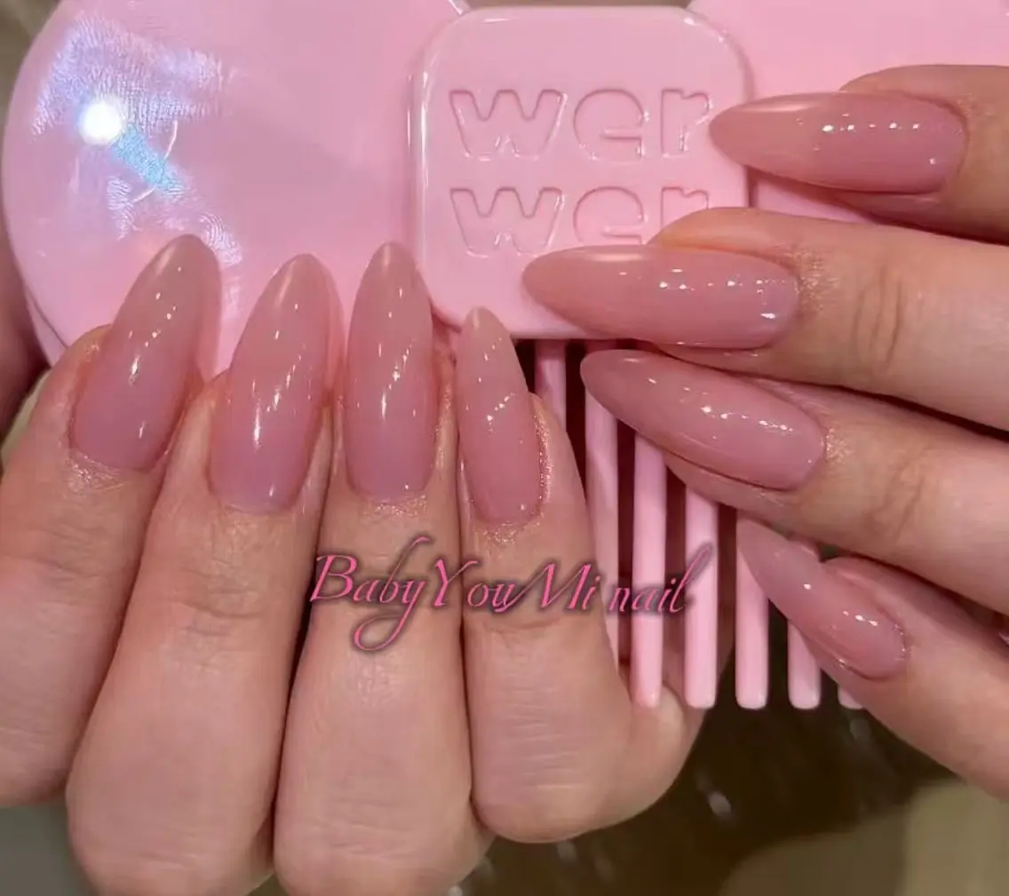 ネイル オーロラネイル チークネイル 成人式 フットネイル フレンチネイル ハンドネイル BabyYouMi nailのネイルデザイン