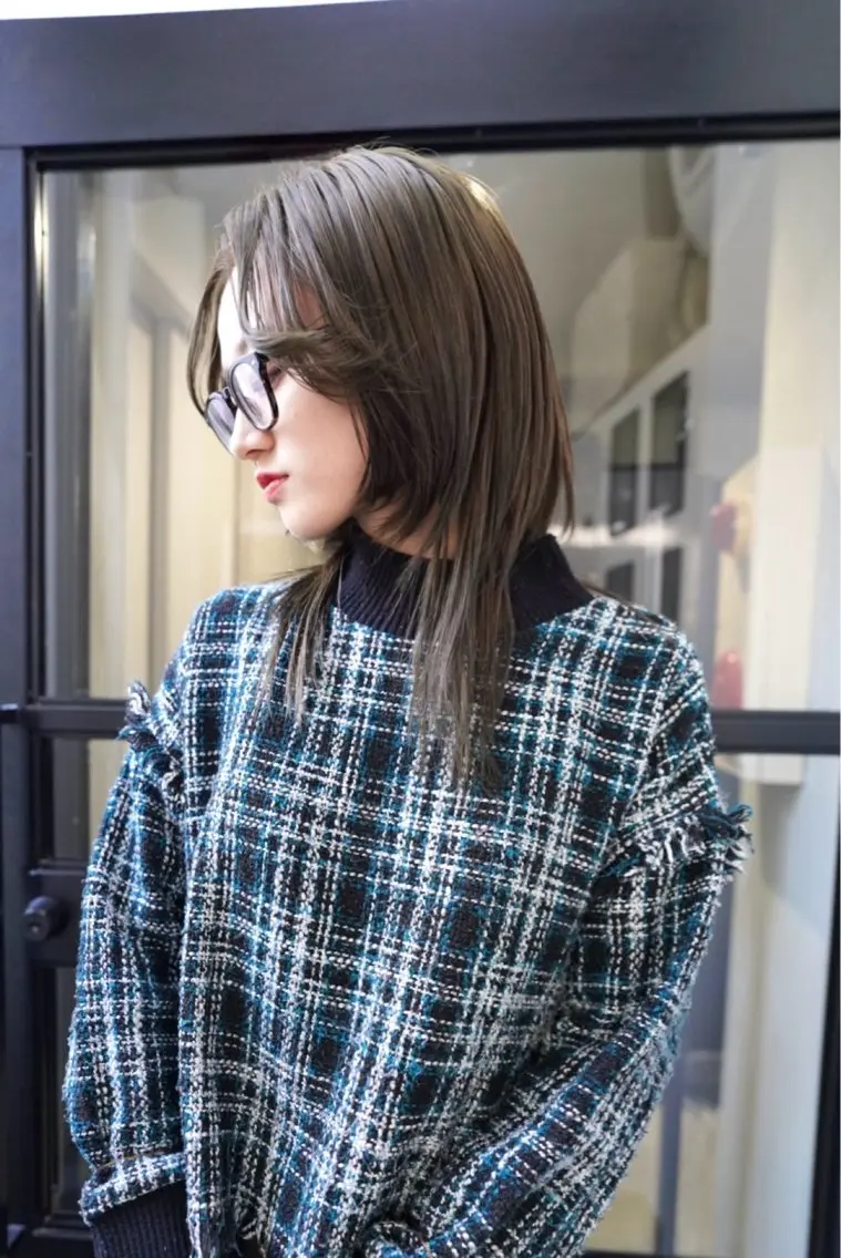 ロング カラー 原田 朱里のヘアスタイル