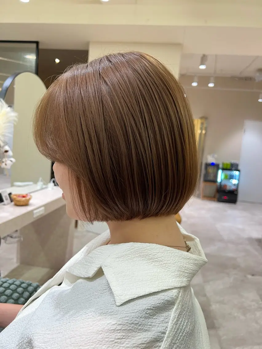 ショート ボブ 高田 郁弥のヘアスタイル
