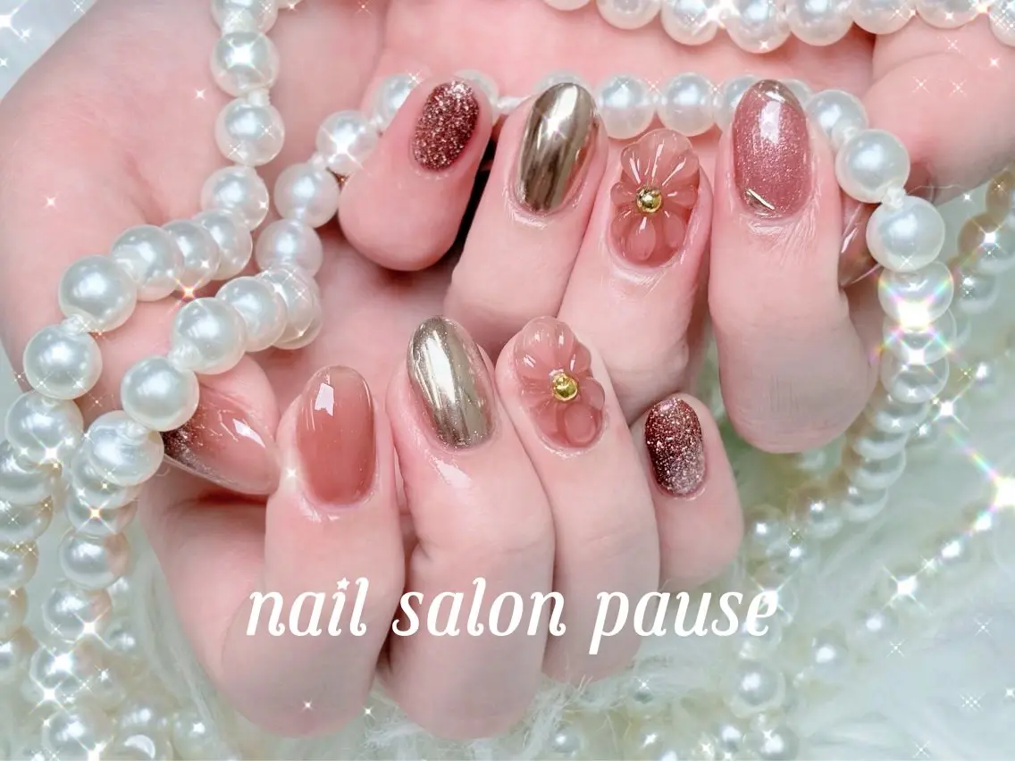 ネイル ハンドネイル ハンドケア nail salon pause✨のネイルデザイン
