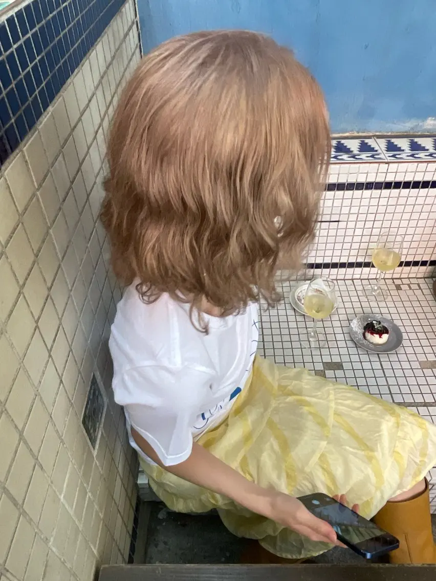 カット+ダブルカラーの写真