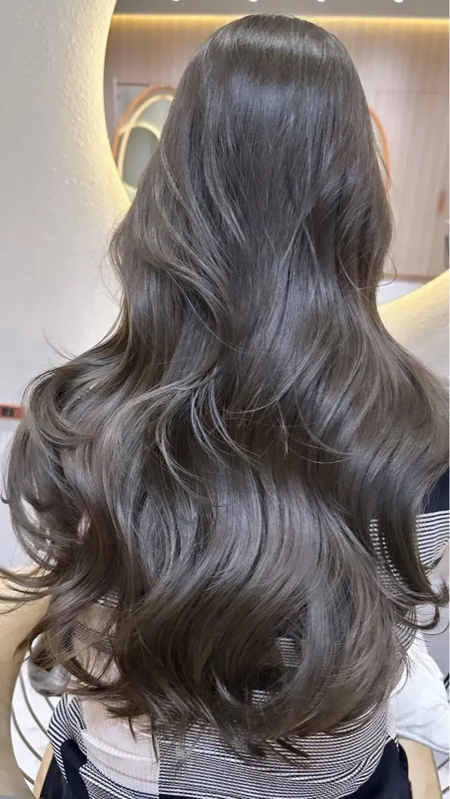 ロング ヘアカラー トリートメント 透明感/艶髪/ 松葉晃明のヘアスタイル