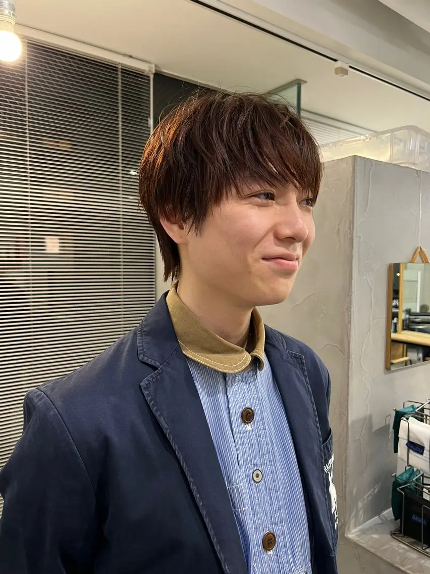 カラー メンズ nishihama nanaのヘアスタイル