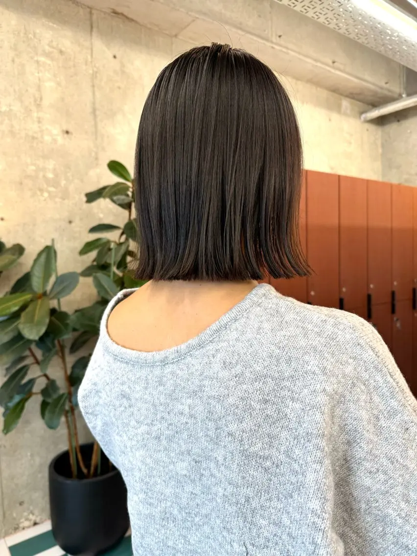 【✨️人気No.2✨️】カット+ワンカラー+3stepトリートメントの写真